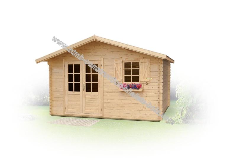 Constructeur abri de jardin bois en kit 28mm