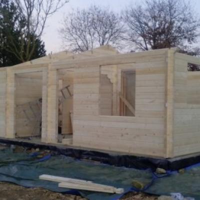 Chalet en bois MURIER 20, sur mesure - STMB Construction