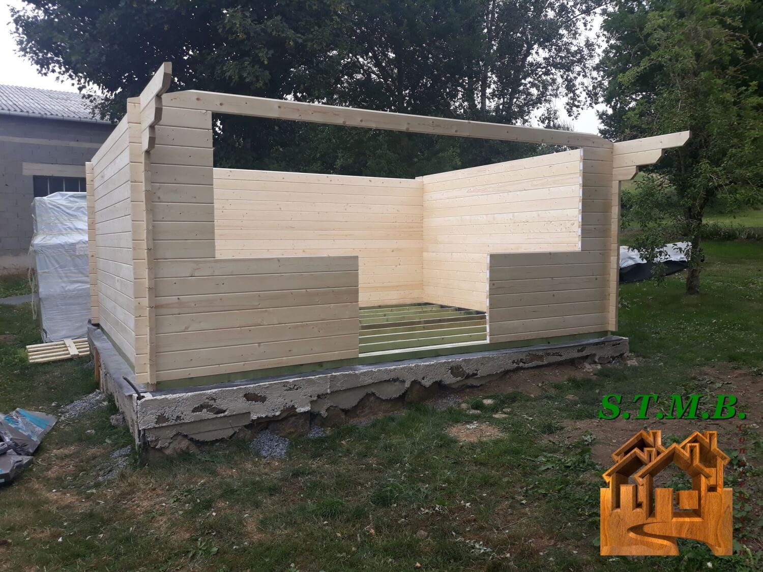 Chalet bois murier stmb construction 1