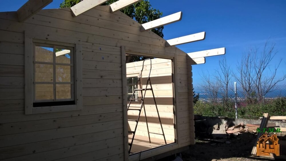 Kit chalet en bois stmb construction 2