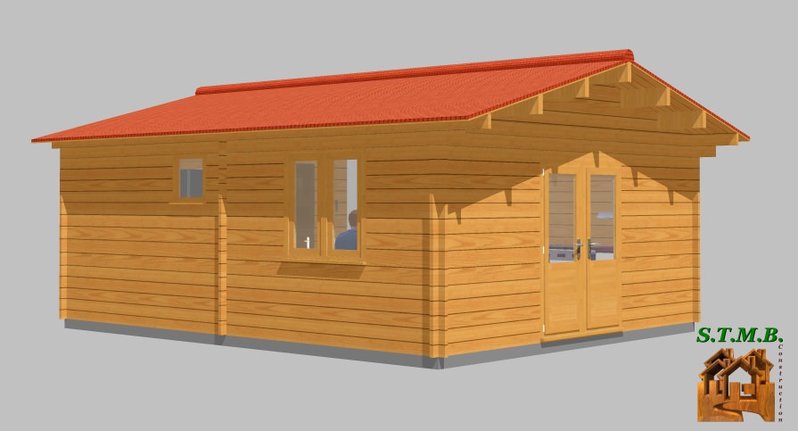 Chalet en bois sur mesure MARSEILLE 32  