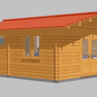 Chalet en bois sur mesure MARSEILLE 32  