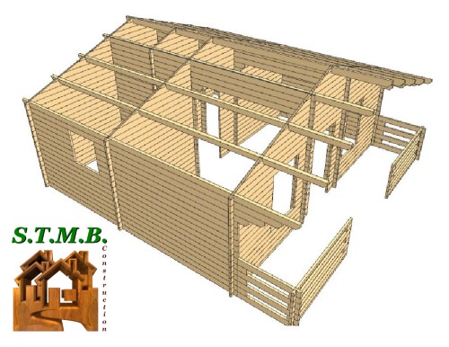 3d chalet en bois poitiers stmb construction