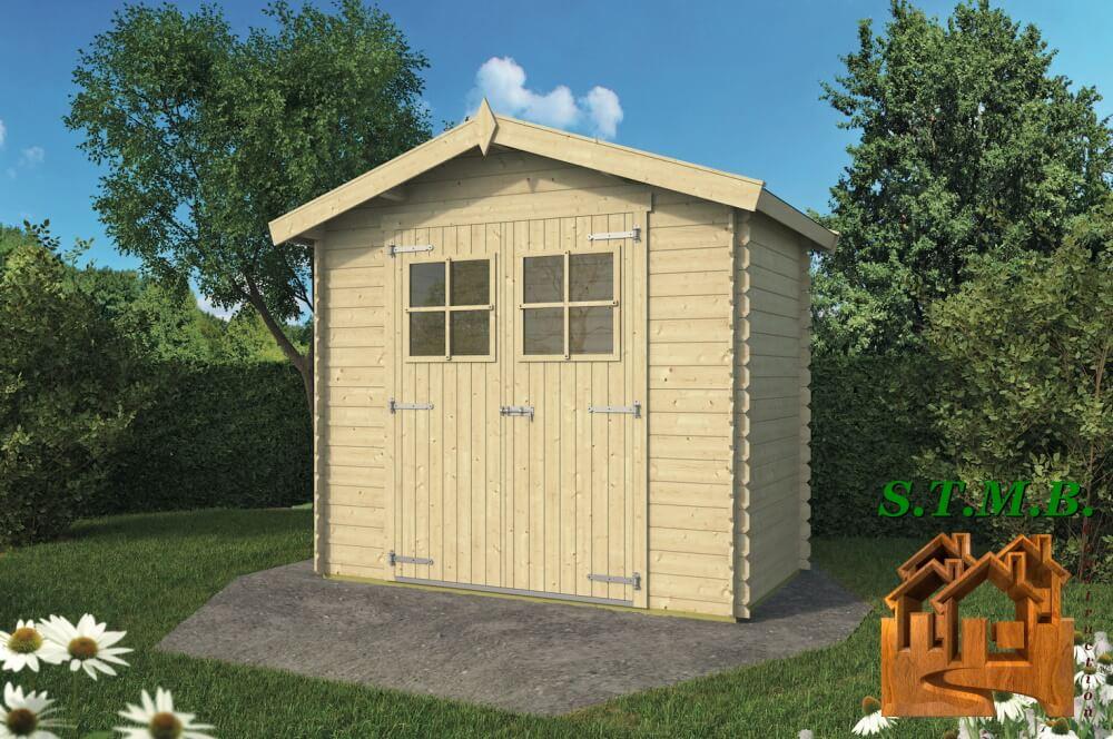 Abri de jardin alva stmb construction 1