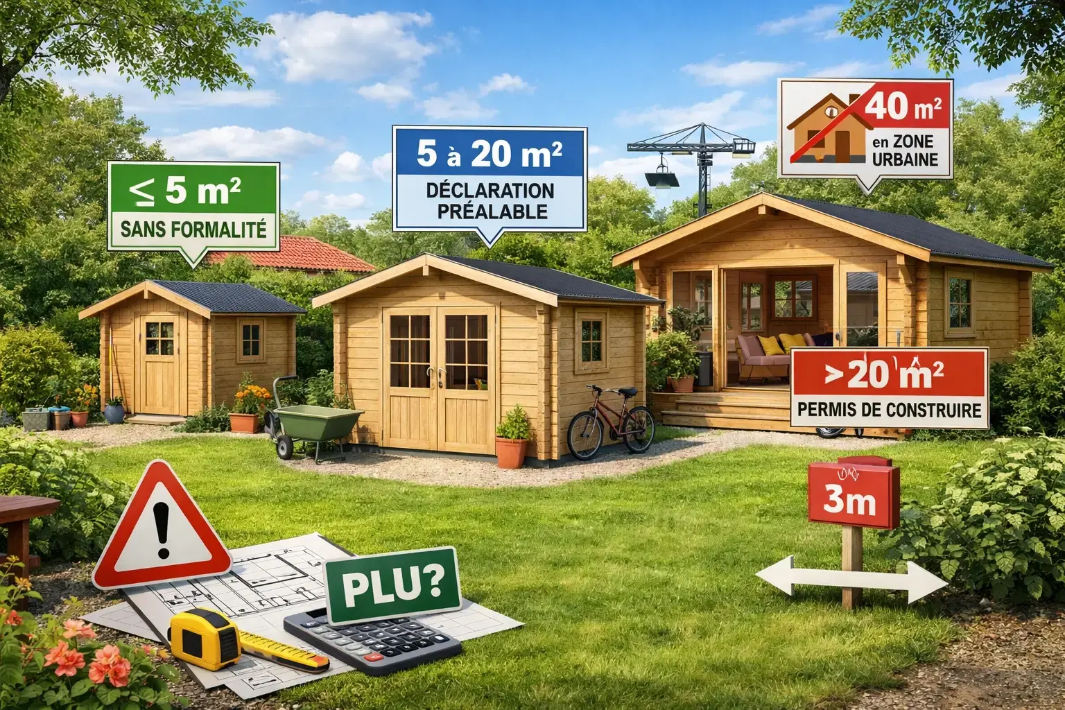 Abri jardin sans permis surface reglementation webp