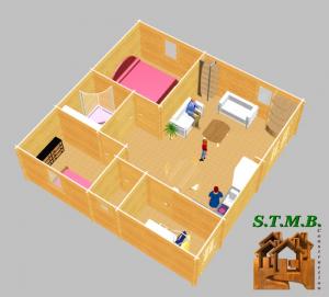 Amenagement 2 chalet en bois toulouse stmb cosntruction