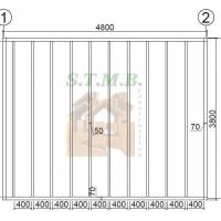 Base bureau de jardin atlant 20m stmb construction