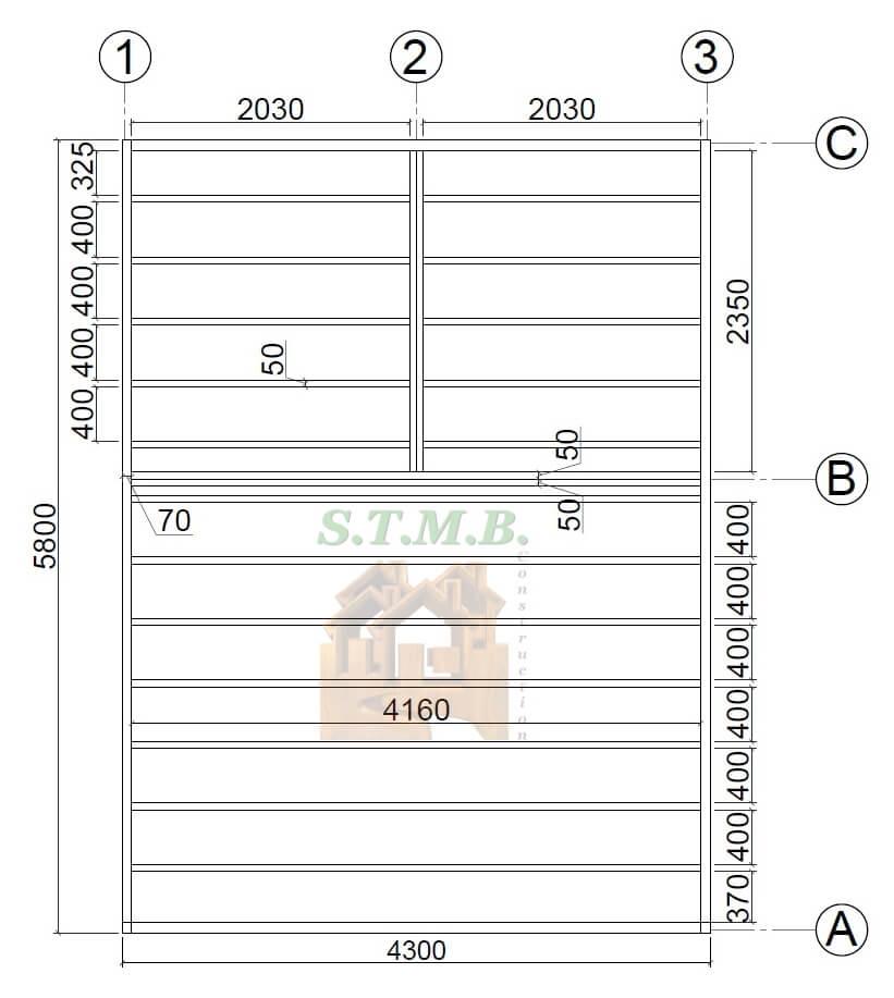 Base chalet bois mezzanine nottingham 27msb stmb construction