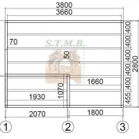 Base chalet en bois alpina 12m stmb construction
