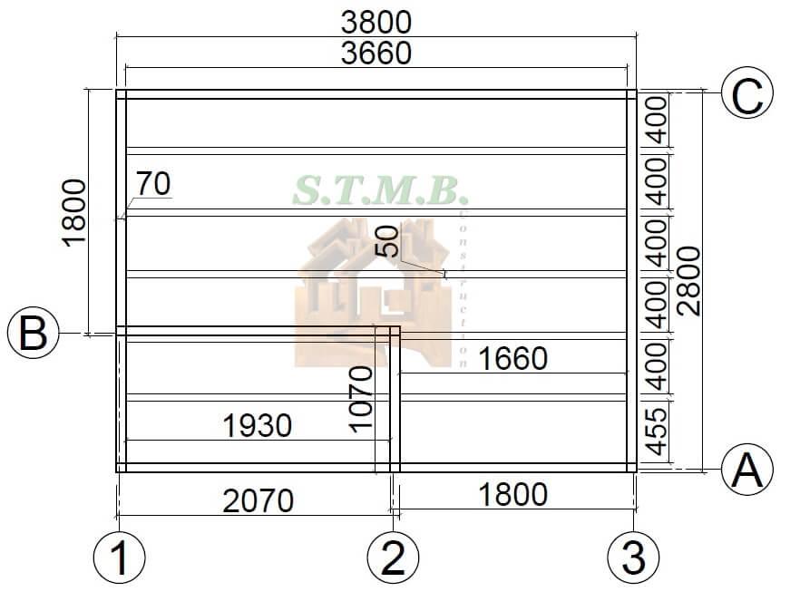 Base chalet en bois alpina 12m stmb construction