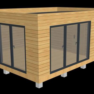 Bureau de jardin bois 30m stmb construction 2