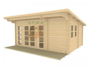 Bureau de jardin bureau de jardin en bois chalet de jardin sans permis de construire sydni 19 m 2