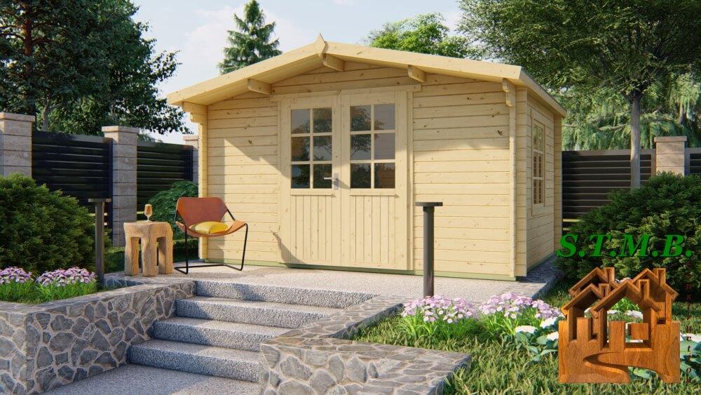 Chalet de jardin DEVOLUY 12 - Authentique cabane en bois pour