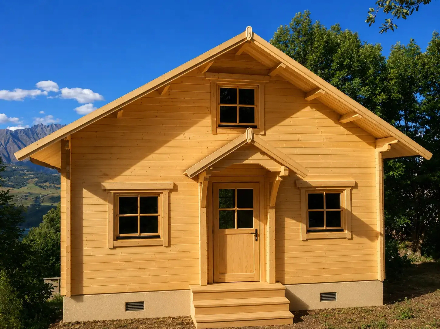 Chalet bois habitable haut de gamme STMB Construction