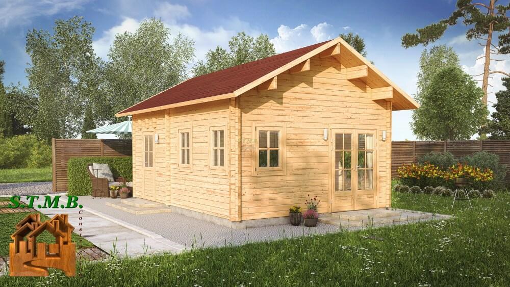 Chalet bois mezzanine nottingham 27msb stmb construction