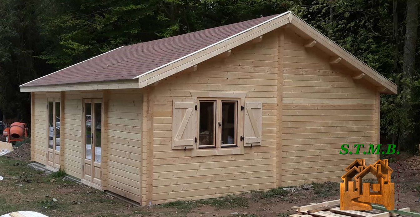 Chalet en bois TOULON 49, sur mesure - STMB Construction