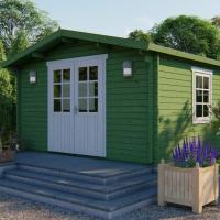 Chalet de jardin garde stmb construction 3