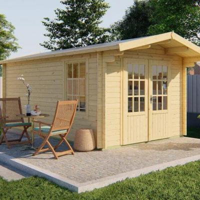 Chalet de jardin jarja stmb construction 7