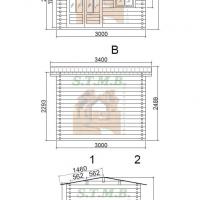Chalet de jardin kent 7 5m stmb construction 4
