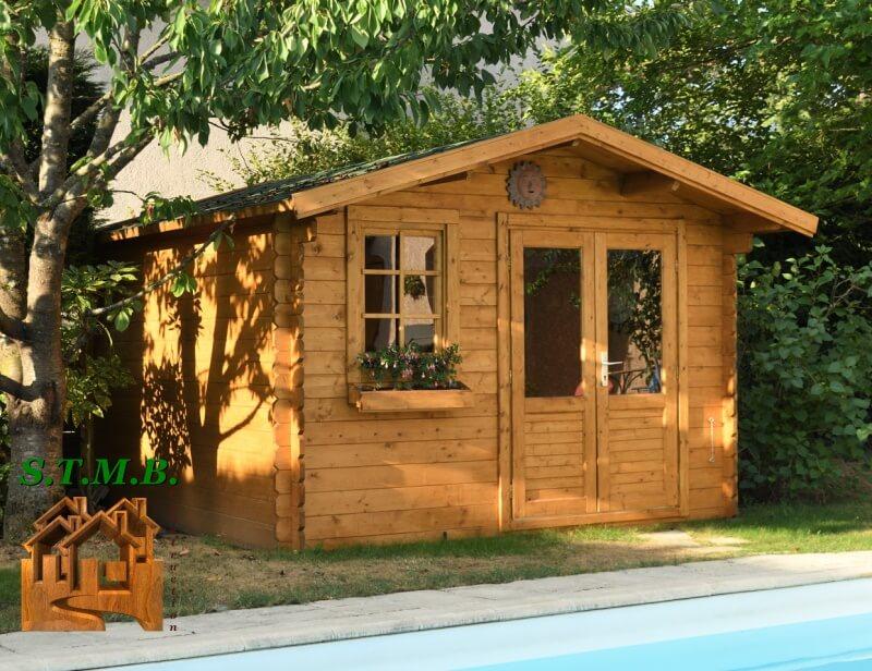 Chalet de jardin en bois PRUNES 12  