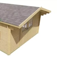 Chalet de jardin tauriers 16 vue arriere toiture stmb construction webp