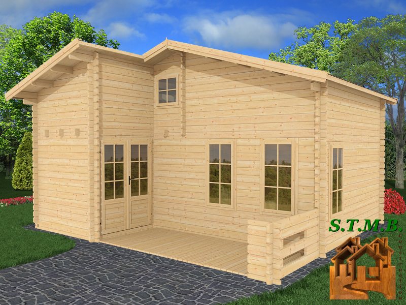Chalet en bois mezzanine ORME 33 M  