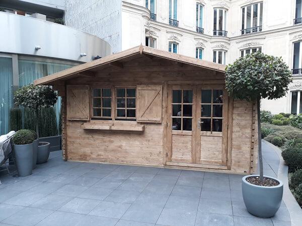 Chalet en bois 16m2 25m2 stmb construction 1