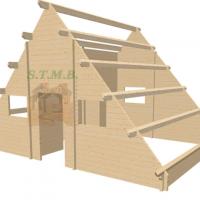 Chalet en bois atypique lioran 38m stmb construction