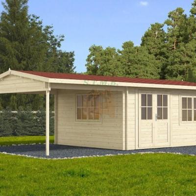 Chalet en bois bravo 32m stmb construction