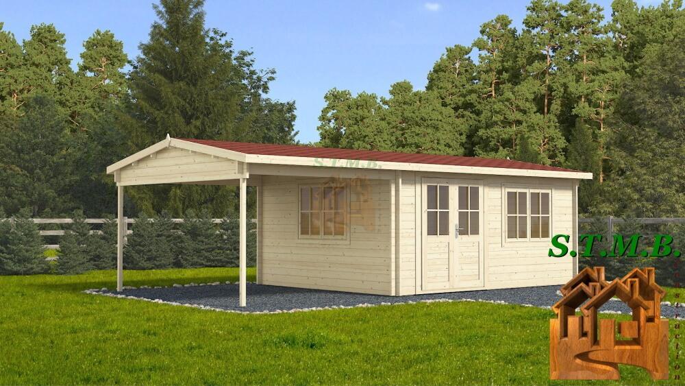 Chalet en bois bravo 32m stmb construction