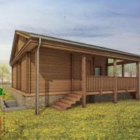 Chalet en bois habitable lavande stmb