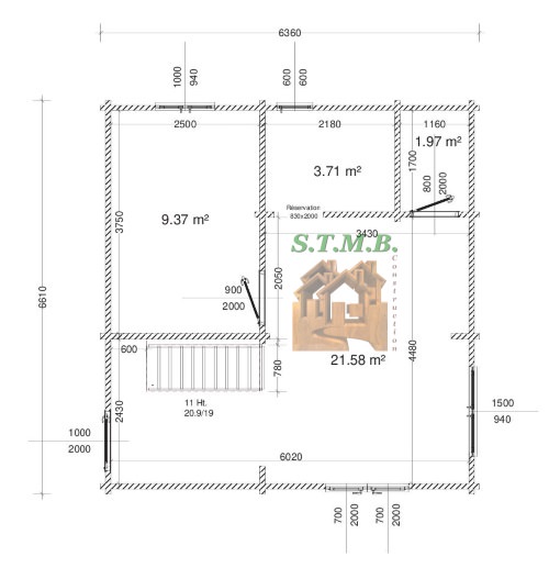 Chalet en bois habitable mezzanine riom rdc 84m 1