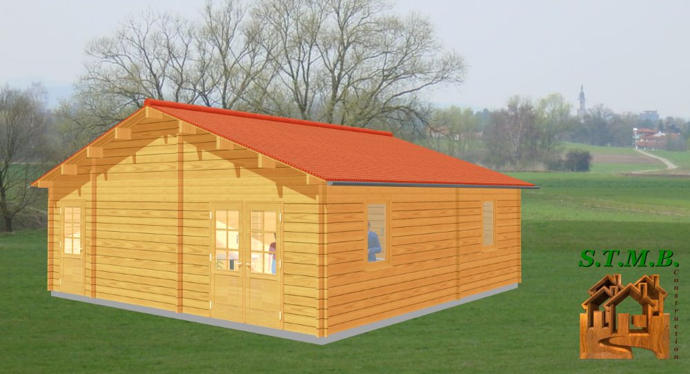 Chalet en bois habitable toulouse stmb construction