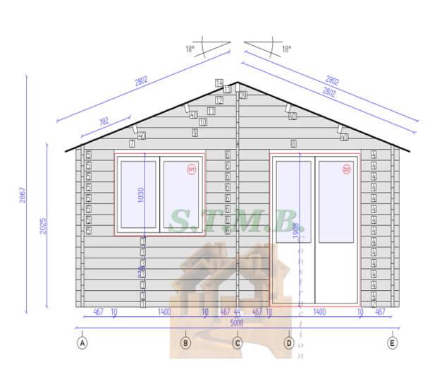 Chalet en bois laurier 20 premium stmb construction 3