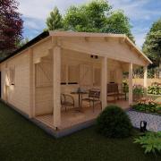 Chalet en bois louise 36m2 stmb construction