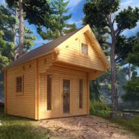 Chalet en bois mezzanine bunkie stmb construction ph2