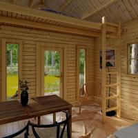 Chalet en bois mezzanine bunkie stmb construction ph5