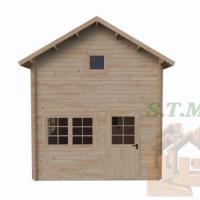 Chalet en bois mezzanine flora stmb construction ph2