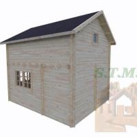 Chalet en bois mezzanine flora stmb construction ph6