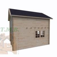Chalet en bois mezzanine flora stmb construction ph7