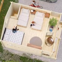 Chalet en bois mezzanine hebe 22 m stmb construction 8
