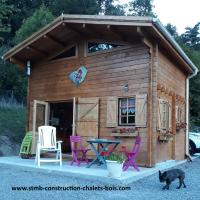 Chalet en bois mezzanine sans permis de construire