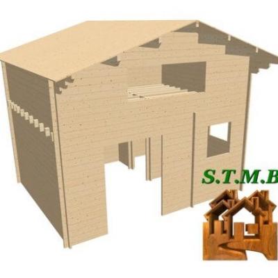 Chalet en bois mezzanine sans permis stmb construction