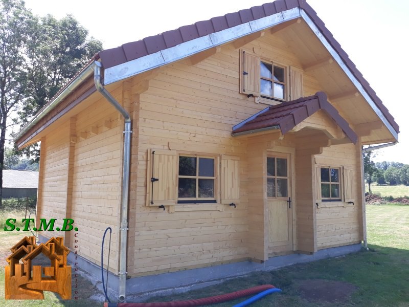 Chalet en bois MURIER 20, sur mesure - STMB Construction