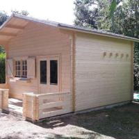 Chalet en bois mezzanine stmb construction 3