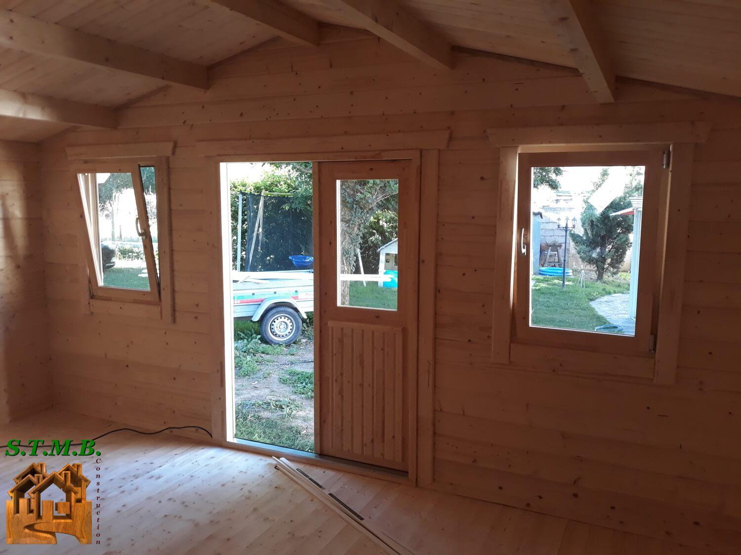 Chalet en bois MURIER 20, sur mesure - STMB Construction