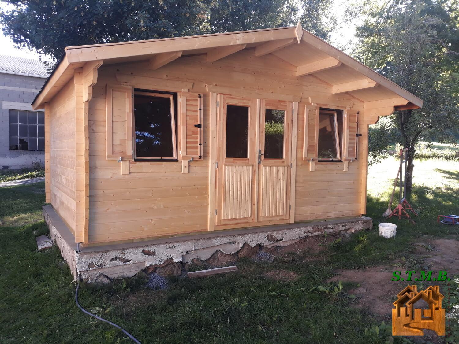 Chalet en bois MURIER 20, sur mesure - STMB Construction