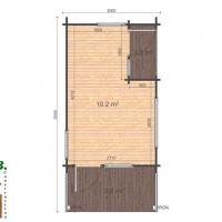 Chalet en bois oslo 18m2 stmb construction 12 