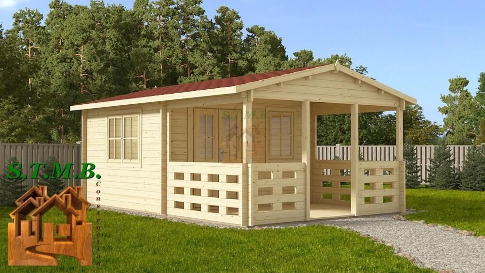 Chalet en bois roy 24m stmb construction