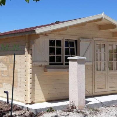 Chalet en bois sans permis printemps stmb construction